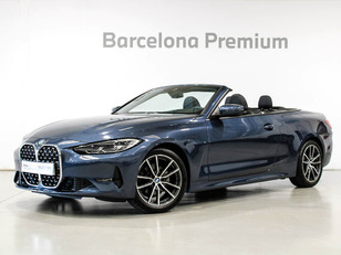 Fotos de BMW Serie 4 420i Cabrio color Azul. Año 2022. 135KW(184CV). Gasolina. En concesionario Barcelona Premium -- GRAN VIA de Barcelona