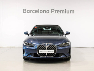 Fotos de BMW Serie 4 420i Cabrio color Azul. Año 2022. 135KW(184CV). Gasolina. En concesionario Barcelona Premium -- GRAN VIA de Barcelona