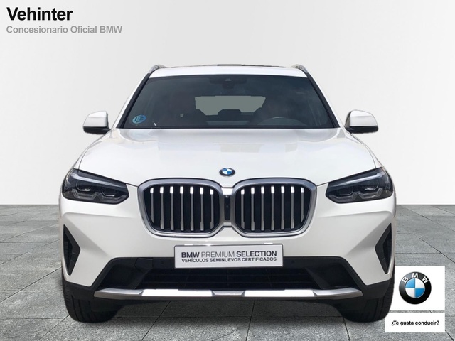 BMW X3 xDrive20d color Blanco. Año 2024. 140KW(190CV). Diésel. En concesionario Vehinter Getafe de Madrid