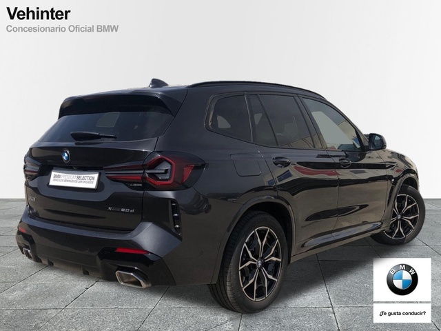 BMW X3 xDrive20d color Gris. Año 2024. 140KW(190CV). Diésel. En concesionario Vehinter Getafe de Madrid