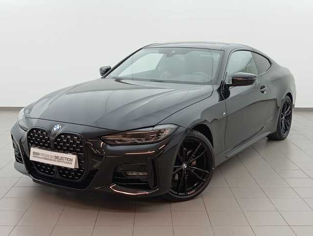 BMW Serie 4 420d Coupe color Negro. Año 2021. 140KW(190CV). Diésel. En concesionario Augusta Aragon S.A. de Zaragoza
