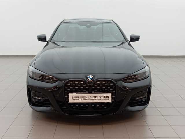 BMW Serie 4 420d Coupe color Negro. Año 2021. 140KW(190CV). Diésel. En concesionario Augusta Aragon S.A. de Zaragoza
