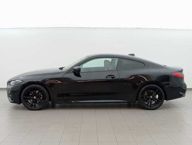 BMW Serie 4 420d Coupe color Negro. Año 2021. 140KW(190CV). Diésel. En concesionario Augusta Aragon S.A. de Zaragoza