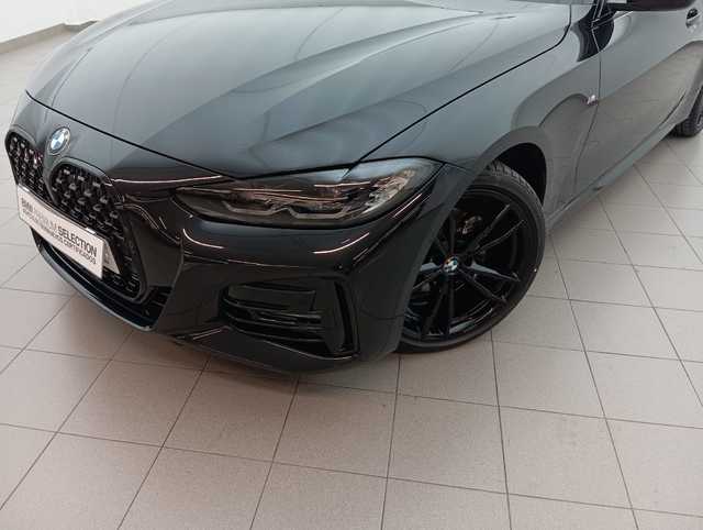 BMW Serie 4 420d Coupe color Negro. Año 2021. 140KW(190CV). Diésel. En concesionario Augusta Aragon S.A. de Zaragoza