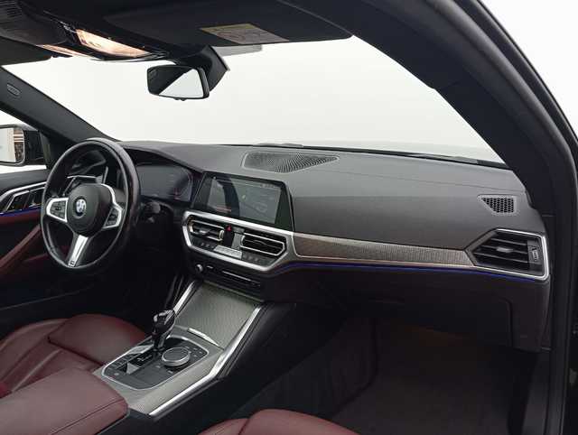 BMW Serie 4 420d Coupe color Negro. Año 2021. 140KW(190CV). Diésel. En concesionario Augusta Aragon S.A. de Zaragoza