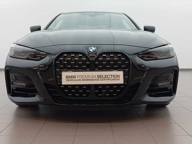 BMW Serie 4 420d Coupe color Negro. Año 2021. 140KW(190CV). Diésel. En concesionario Augusta Aragon S.A. de Zaragoza