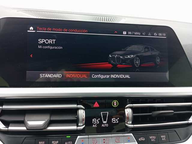 BMW Serie 4 420d Coupe color Negro. Año 2021. 140KW(190CV). Diésel. En concesionario Augusta Aragon S.A. de Zaragoza