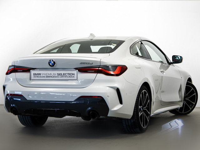 BMW Serie 4 420d Coupe color Blanco. Año 2021. 140KW(190CV). Diésel. En concesionario BMW Fuenteolid Valladolid de Valladolid