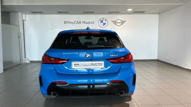 BMW Serie 1 118d color Azul. Año 2021. 110KW(150CV). Diésel. En concesionario BYmyCAR Madrid - Alcalá de Madrid