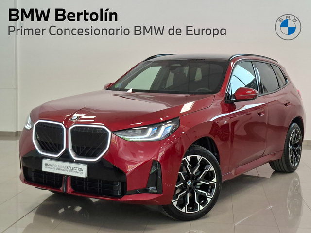 BMW X3 xDrive20d color Rojo. Año 2024. 145KW(197CV). Diésel. En concesionario Automoviles Bertolin S.L. de Valencia