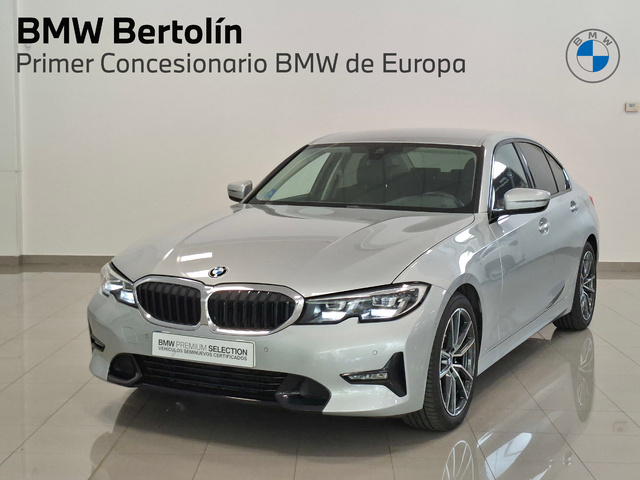 BMW Serie 3 320d color Gris Plata. Año 2020. 140KW(190CV). Diésel. En concesionario Automoviles Bertolin S.L. de Valencia