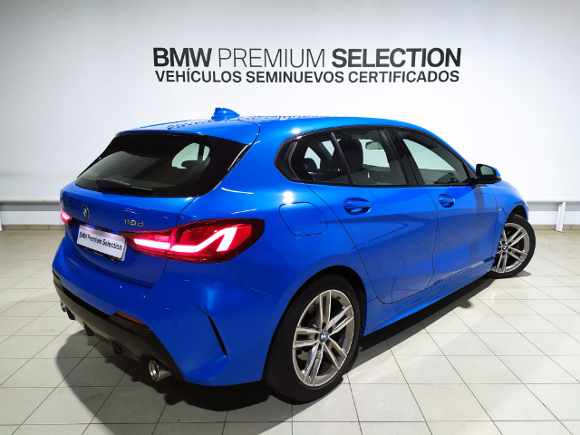 BMW Serie 1 118d color Azul. Año 2020. 110KW(150CV). Diésel. En concesionario Hispamovil Elche de Alicante