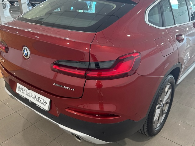 BMW X4 xDrive20d color Rojo. Año 2019. 140KW(190CV). Diésel. En concesionario Burgocar (Bmw y Mini) de Burgos