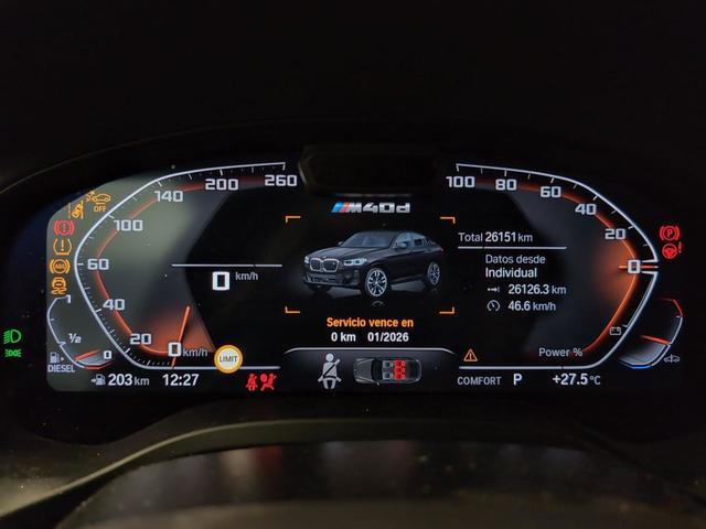 BMW X4 M40d color Negro. Año 2024. 250KW(340CV). Diésel. En concesionario Automotor Premium Viso - Málaga de Málaga