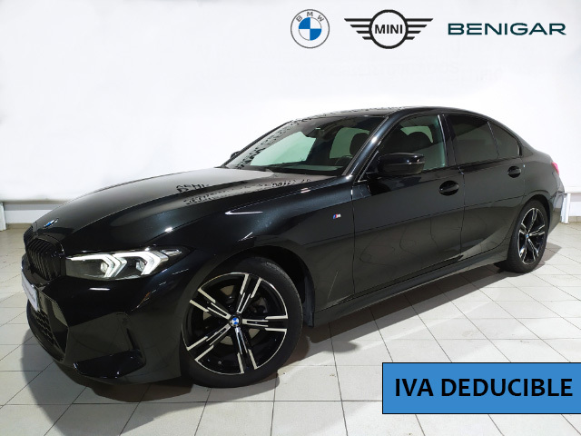 BMW Serie 3 320d color Negro. Año 2024. 140KW(190CV). Diésel. En concesionario Hispamovil Elche de Alicante