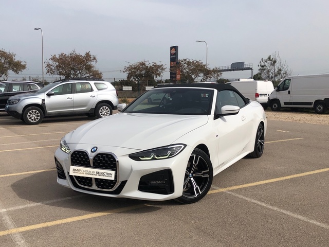BMW Serie 4 420i Cabrio color Blanco. Año 2022. 135KW(184CV). Gasolina. En concesionario Proa Premium Palma de Illes Balears