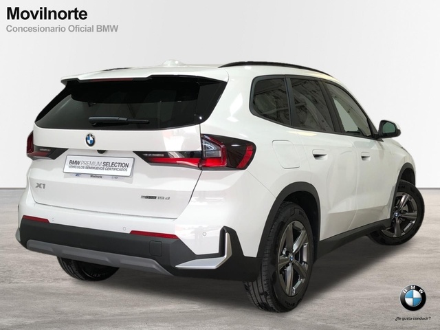 BMW X1 sDrive18d color Blanco. Año 2024. 110KW(150CV). Diésel. En concesionario Movilnorte El Plantio de Madrid