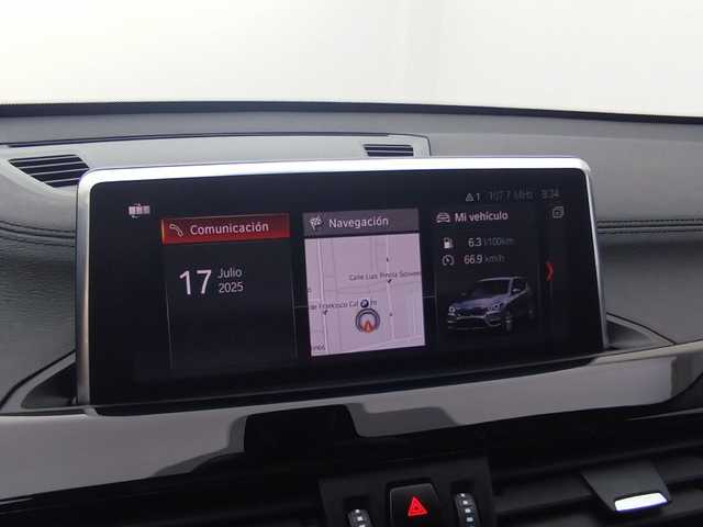 BMW X1 sDrive18d color Negro. Año 2022. 110KW(150CV). Diésel. En concesionario Augusta Aragon S.A. de Zaragoza