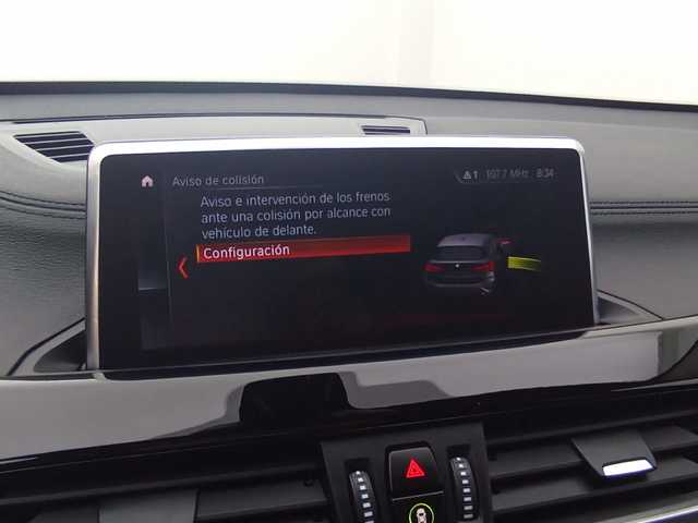 BMW X1 sDrive18d color Negro. Año 2022. 110KW(150CV). Diésel. En concesionario Augusta Aragon S.A. de Zaragoza