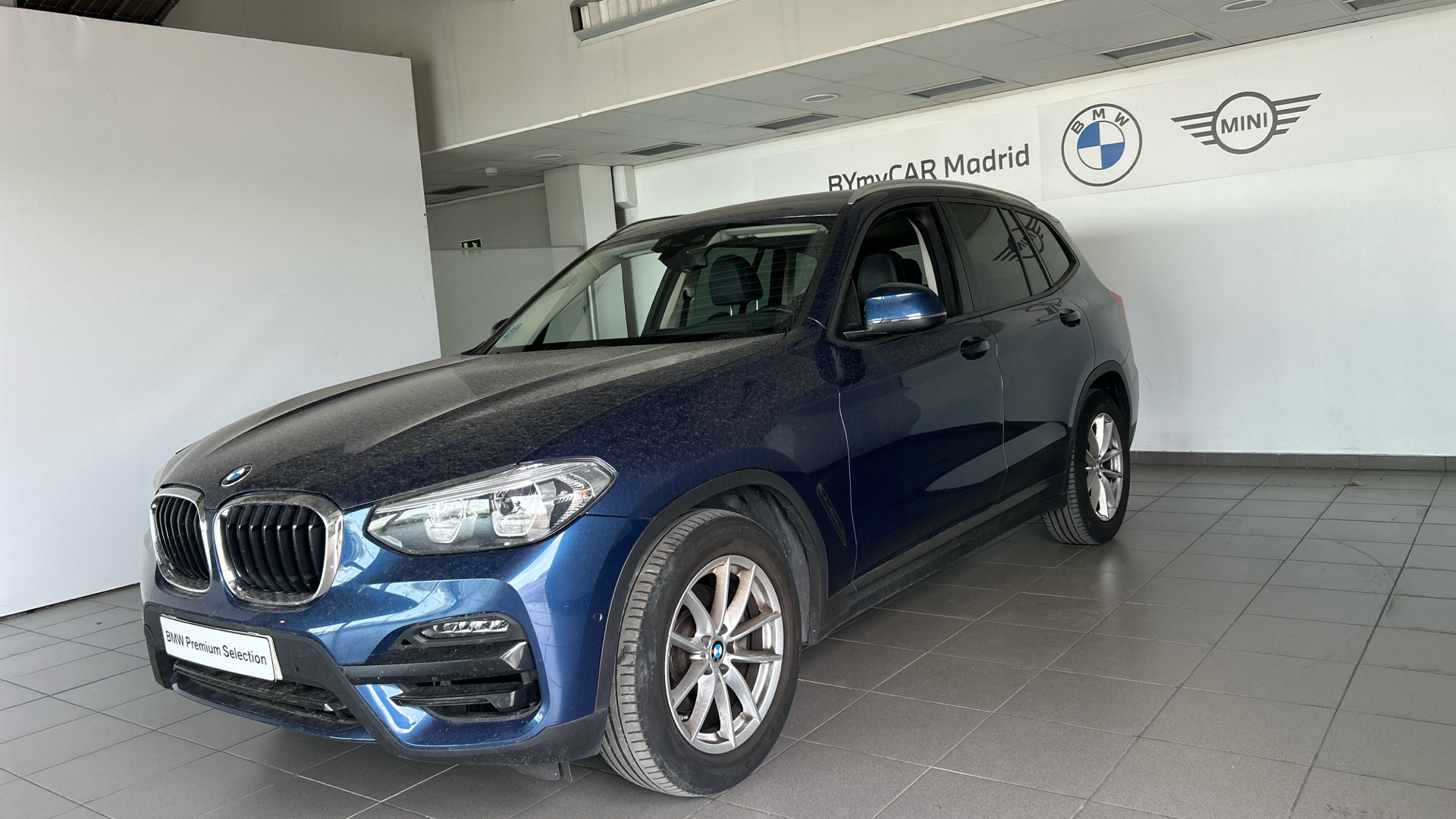 BMW X3 sDrive18d color Azul. Año 2020. 110KW(150CV). Diésel. En concesionario BYmyCAR Madrid - Alcalá de Madrid