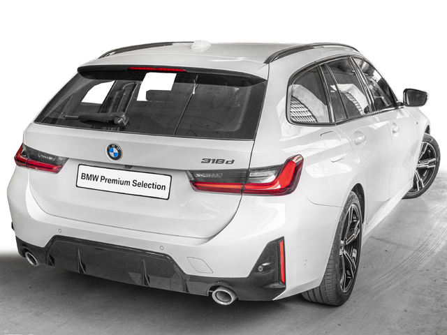 BMW Serie 3 318d Touring color Blanco. Año 2024. 110KW(150CV). Diésel. En concesionario Caetano Cuzco, Alcalá de Madrid