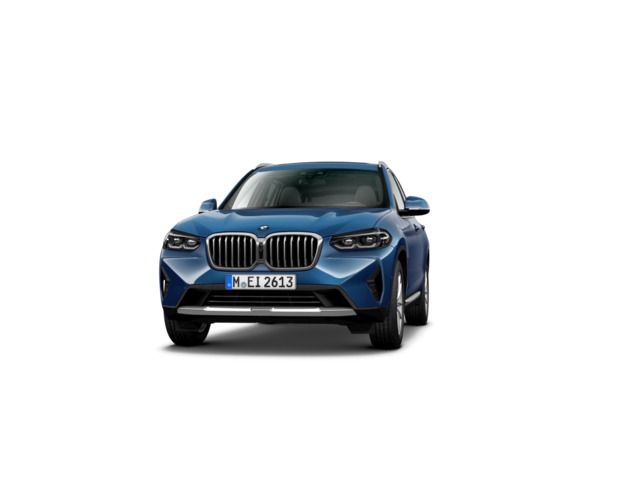 BMW X3 xDrive20d color Azul. Año 2024. 140KW(190CV). Diésel. En concesionario Caetano Cuzco, Alcalá de Madrid