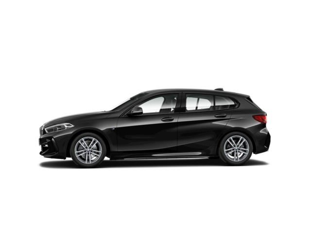 BMW Serie 1 118i color Negro. Año 2022. 103KW(140CV). Gasolina. En concesionario Murcia Premium S.L. AV DEL ROCIO de Murcia