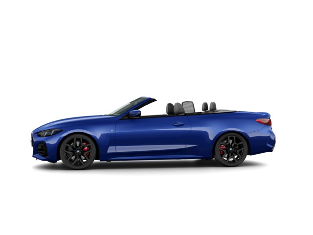 BMW Serie 4 420d Cabrio color Azul. Año 2025. 140KW(190CV). Diésel. En concesionario BYmyCAR Madrid - Alcalá de Madrid