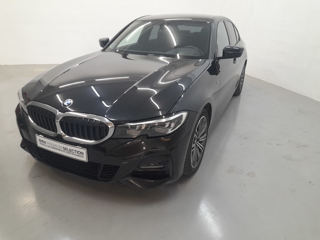 BMW Serie 3 318d color Negro. Año 2021. 110KW(150CV). Diésel. En concesionario Cabrero Motorsport de Huesca