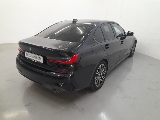 BMW Serie 3 318d color Negro. Año 2021. 110KW(150CV). Diésel. En concesionario Cabrero Motorsport de Huesca