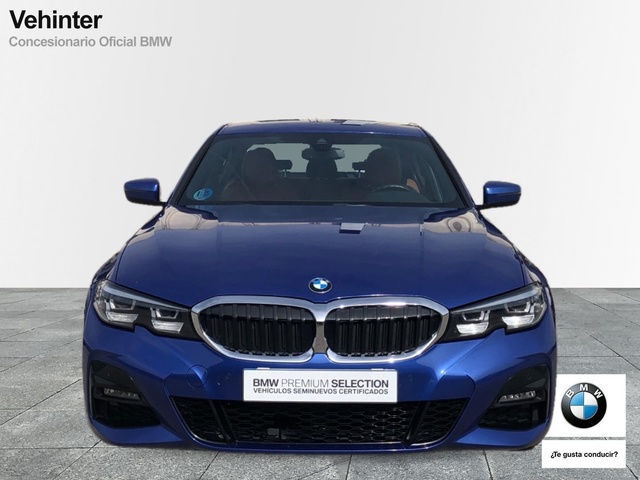 BMW Serie 3 320d color Azul. Año 2021. 140KW(190CV). Diésel. En concesionario Vehinter Getafe de Madrid