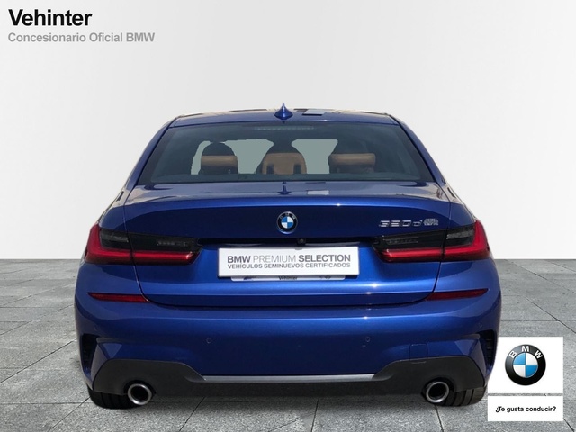 BMW Serie 3 320d color Azul. Año 2021. 140KW(190CV). Diésel. En concesionario Vehinter Getafe de Madrid