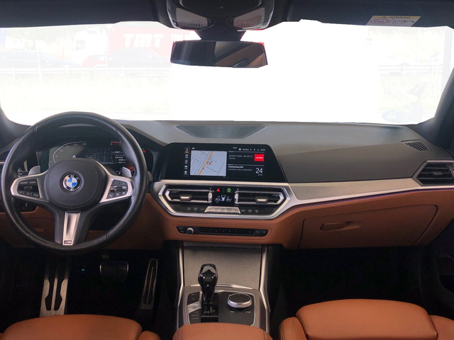 BMW Serie 3 320d color Azul. Año 2021. 140KW(190CV). Diésel. En concesionario Vehinter Getafe de Madrid