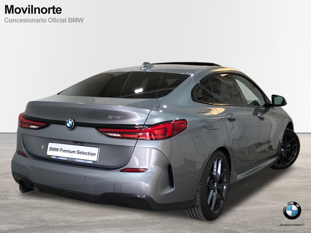 BMW Serie 2 218i Gran Coupe color Gris. Año 2022. 103KW(140CV). Gasolina. En concesionario Movilnorte Las Rozas de Madrid