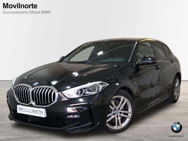 BMW Serie 1 116d color Negro. Año 2021. 85KW(116CV). Diésel. En concesionario Movilnorte Las Rozas de Madrid