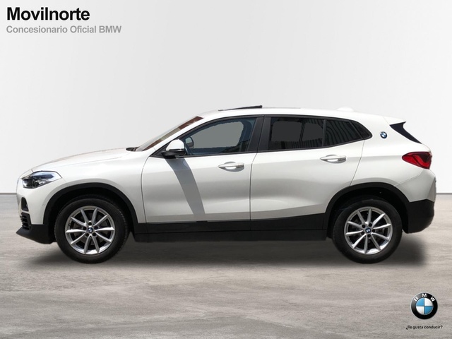 BMW X2 sDrive18i color Blanco. Año 2019. 103KW(140CV). Gasolina. En concesionario Movilnorte El Carralero de Madrid