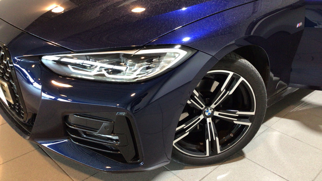 BMW Serie 4 420i Coupe color Azul. Año 2022. 135KW(184CV). Gasolina. En concesionario BYmyCAR Madrid - Alcalá de Madrid