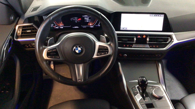 BMW Serie 4 420i Coupe color Azul. Año 2022. 135KW(184CV). Gasolina. En concesionario BYmyCAR Madrid - Alcalá de Madrid