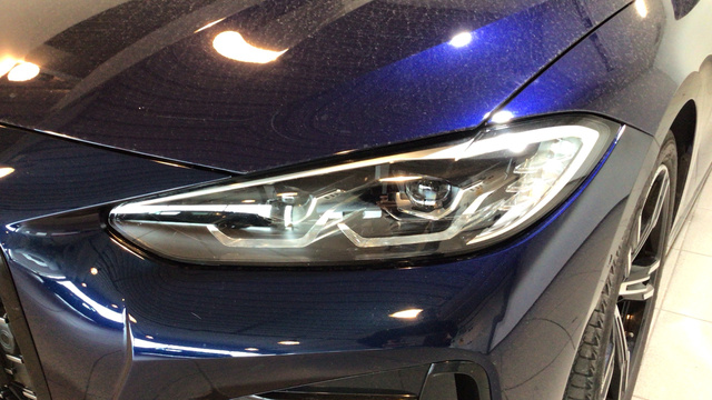 BMW Serie 4 420i Coupe color Azul. Año 2022. 135KW(184CV). Gasolina. En concesionario BYmyCAR Madrid - Alcalá de Madrid