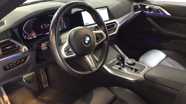 BMW Serie 4 420i Coupe color Azul. Año 2022. 135KW(184CV). Gasolina. En concesionario BYmyCAR Madrid - Alcalá de Madrid