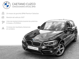 Fotos de BMW Serie 1 118d color Negro. Año 2019. 110KW(150CV). Diésel. En concesionario Caetano Cuzco, Alcalá de Madrid