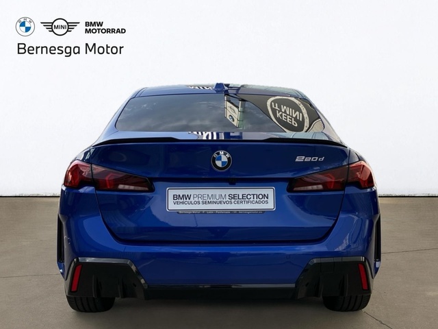 BMW Serie 2 220d Gran Coupe color Azul. Año 2025. 120KW(163CV). Diésel. En concesionario Bernesga Motor León (Bmw y Mini) de León