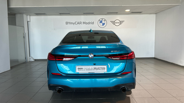 BMW Serie 2 218d Gran Coupe color Azul. Año 2021. 110KW(150CV). Diésel. En concesionario BYmyCAR Madrid - Alcalá de Madrid