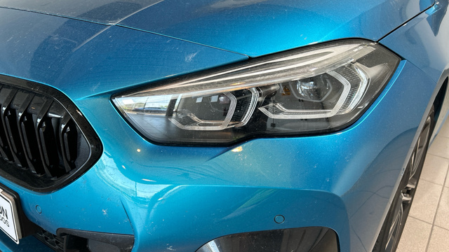BMW Serie 2 218d Gran Coupe color Azul. Año 2021. 110KW(150CV). Diésel. En concesionario BYmyCAR Madrid - Alcalá de Madrid