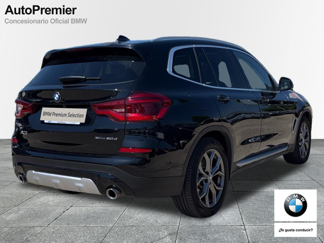 BMW X3 xDrive20d color Negro. Año 2021. 140KW(190CV). Diésel. En concesionario Auto Premier, S.A. - MADRID de Madrid