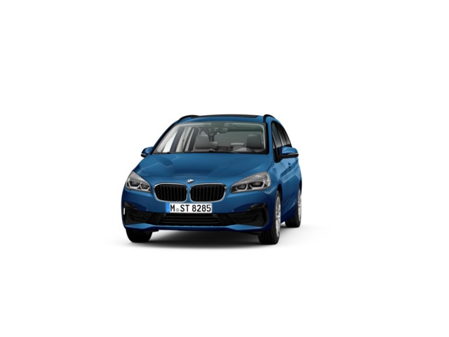 BMW Serie 2 218d Gran Tourer color Azul. Año 2020. 110KW(150CV). Diésel. En concesionario Augusta Aragon S.A. de Zaragoza