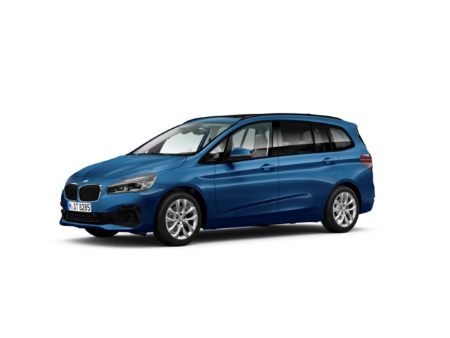 BMW Serie 2 218d Gran Tourer color Azul. Año 2020. 110KW(150CV). Diésel. En concesionario Augusta Aragon S.A. de Zaragoza