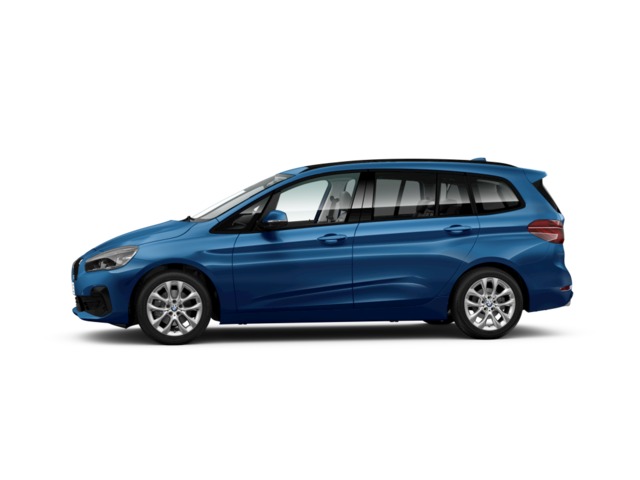 BMW Serie 2 218d Gran Tourer color Azul. Año 2020. 110KW(150CV). Diésel. En concesionario Augusta Aragon S.A. de Zaragoza