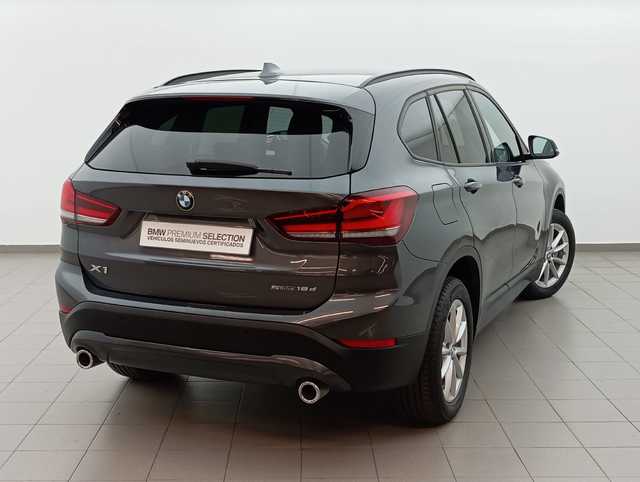 BMW X1 sDrive18d color Gris. Año 2022. 110KW(150CV). Diésel. En concesionario Augusta Aragon S.A. de Zaragoza