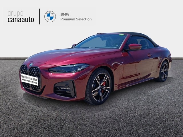 BMW Serie 4 420i Cabrio color Rojo. Año 2024. 135KW(184CV). Gasolina. En concesionario TACO de Sta. C. Tenerife